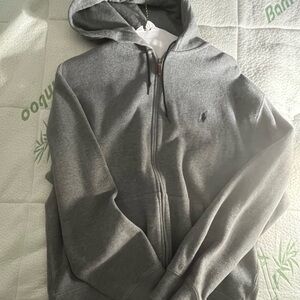 Polo by Ralph Lauren Charcoal Zip-Up Hoodie